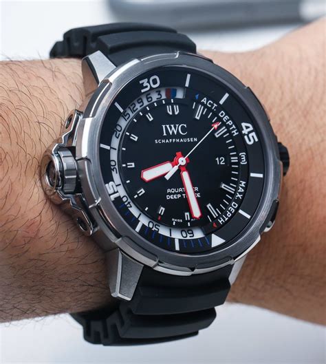 iwc aquatimer wrist|iwc aquatimer minute memory.